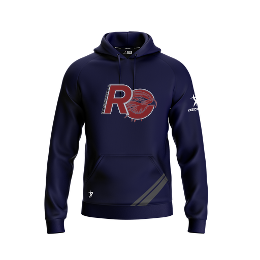 [FOLHSMNV-YXS-LOGO1] Decker Summit Hoodie (Youth XS, Navy, Logo 1)