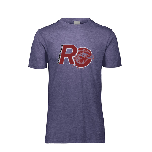 [FTSCUBNV-YS-LOGO1] Decker Youth Tri-Blend T-Shirt - Short Sleeve (Youth S, Navy, Logo 1)