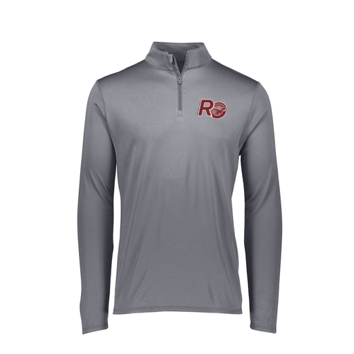 [FTLQFLGY-FAXS-LOGO1] Decker Women's Flex-Lite 1/4 Zip Shirt (Female Adult XS, Gray, Logo 1)