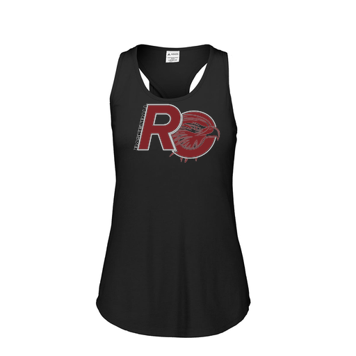 [3078.K94.S-LOGO1] Ladies Tri Blend Tank Top (Female Adult S, Black, Logo 1)