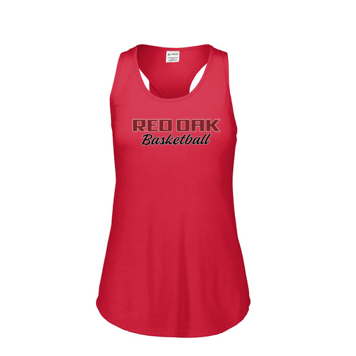 [3078.V96.S-LOGO2] Ladies Tri Blend Tank Top (Female Adult S, Red, Logo 2)