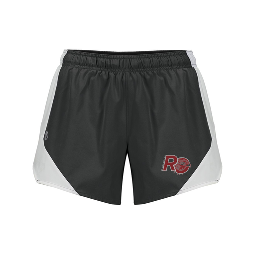 [229489.420.S-LOGO1] Girls Olympus Shorts (Female Youth S, Black, Logo 1)