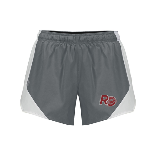 [229489.R04.S-LOGO1] Girls Olympus Shorts (Female Youth S, Gray, Logo 1)