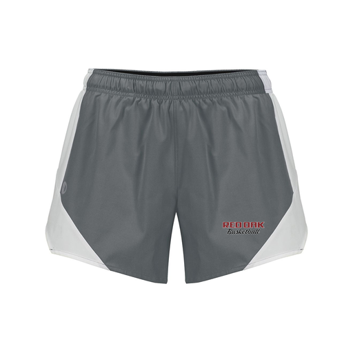 [229489.R04.S-LOGO2] Girls Olympus Shorts (Female Youth S, Gray, Logo 2)