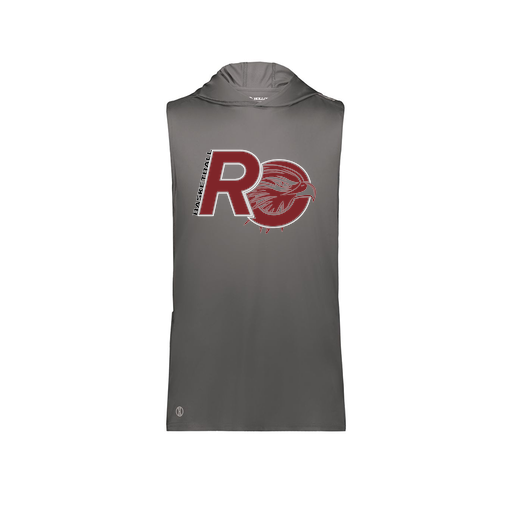 [222590.98D.XS-LOGO1] Men's CoolDry Sleeveless Hoodie (Adult XS, Gray, Logo 1)