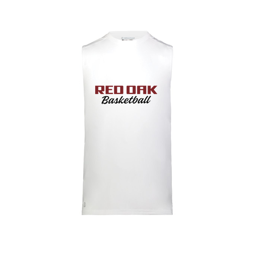 [222593.005.S-LOGO2] Men's CoolDry TankTop (Adult S, White, Logo 2)