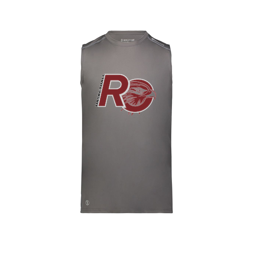 [222593.98D.S-LOGO1] Men's CoolDry TankTop (Adult S, Gray, Logo 1)