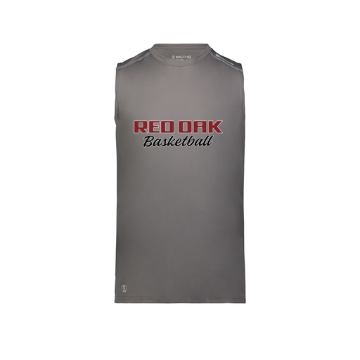 [222593.98D.S-LOGO2] Men's CoolDry TankTop (Adult S, Gray, Logo 2)