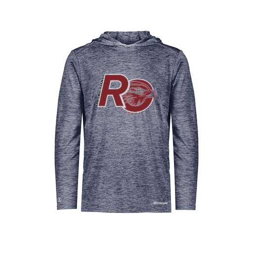 [FOLHCGNV-AS-LOGO1] Decker Men's Charge Hoodie (Adult S, Navy, Logo 1)