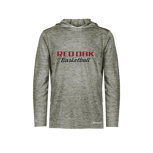 [FOLHCGGY-AS-LOGO2] Decker Men's Charge Hoodie (Adult S, Gray, Logo 2)