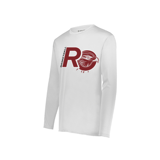 [222822.005.XS-LOGO1] Men's LS Smooth Sport Shirt (Adult XS, White, Logo 1)