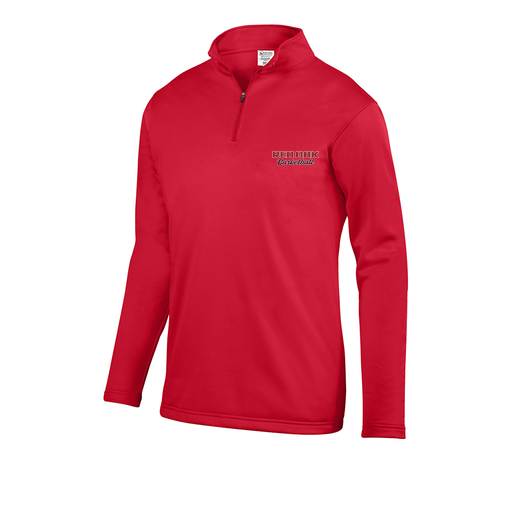 [DFW-FFQZ-RED-AS-LOGO2] Men's FlexFleece 1/4 Zip (Adult S, Red, Logo 2)