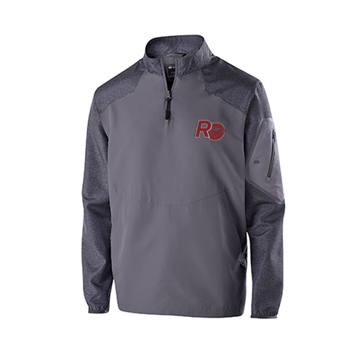 [229155.H60.XS-LOGO1] Men's Raider LS Pullover (Adult XS, Gray, Logo 1)