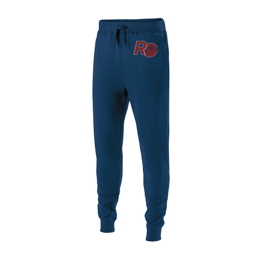 [229648.065.S-LOGO1] Youth 60/40 Fleece Jogger (Youth S, Navy, Logo 1)