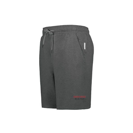 [223604.E83.S-LOGO2] YOUTH Ventura Soft Knit SHORTS (Youth S, Gray, Logo 2)