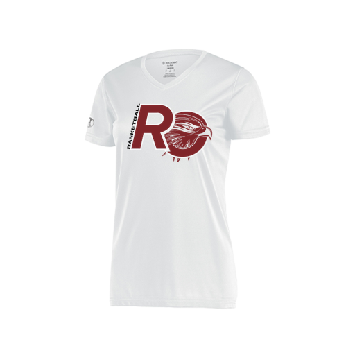 [222820.005.S-LOGO1] Ladies Movement Dri Fit Shirt (Female Adult S, White, Logo 1)