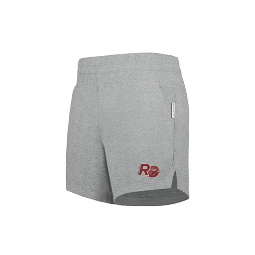 [223704.013.XS-LOGO1] LADIES VENTURA SOFT KNIT SHORTS (Female Adult XS, Silver, Logo 1)